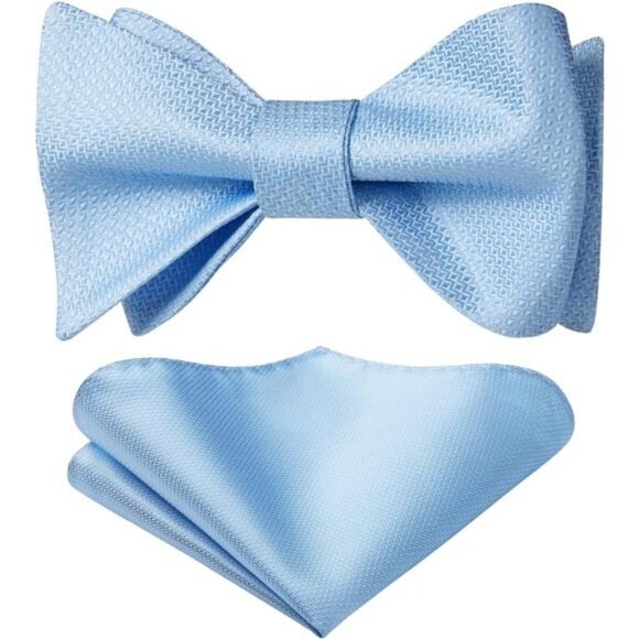 Bow Ties for Men E-01 Light Blue - Picture 1 of 6